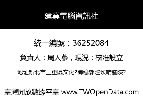 建業電腦資訊社