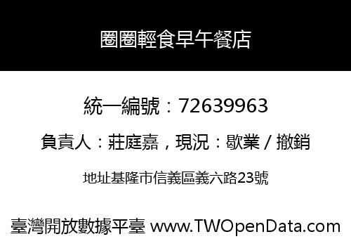 圈圈輕食早午餐店