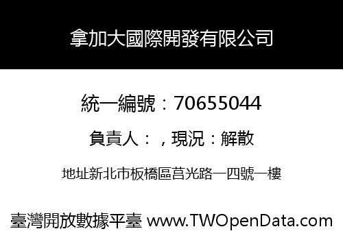 拿加大國際開發有限公司