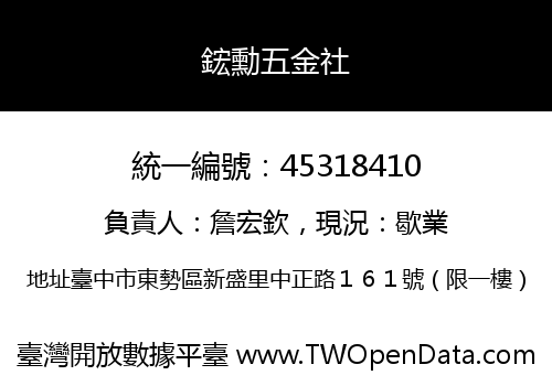 鋐勳五金社
