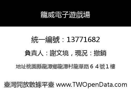 龍威電子遊戲場
