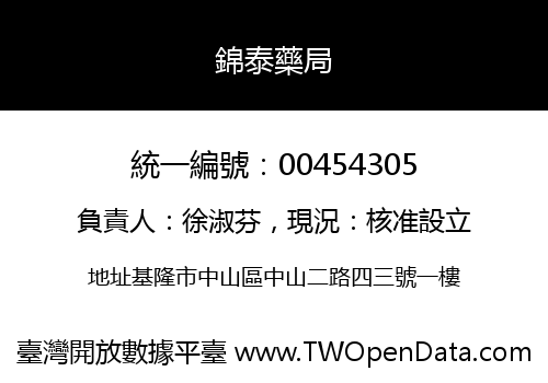 錦泰藥局