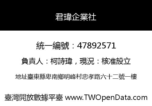 君瑋企業社