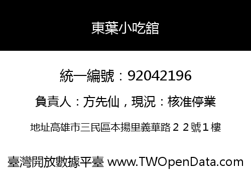 東葉小吃舘