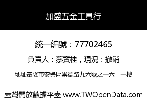 加盛五金工具行