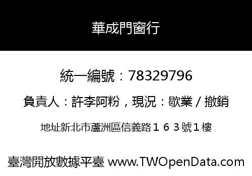 華成門窗行