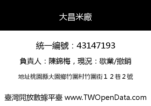 大昌米廠