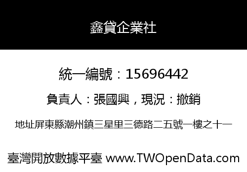 鑫貸企業社