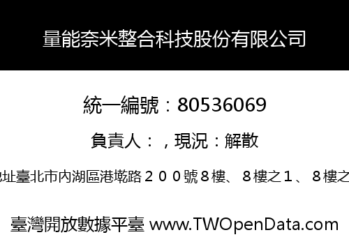 量能奈米整合科技股份有限公司