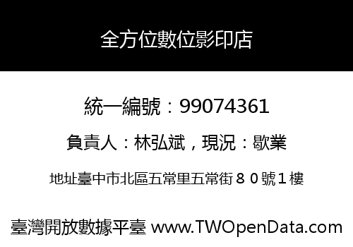 全方位數位影印店