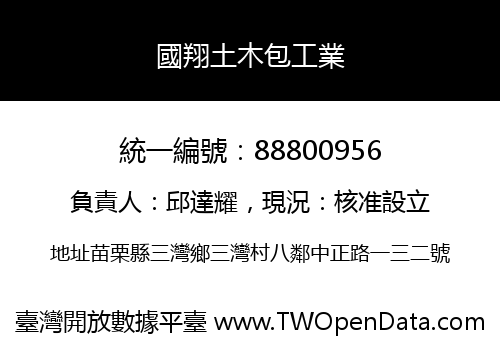 國翔土木包工業