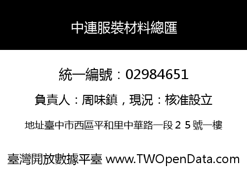 中連服裝材料總匯