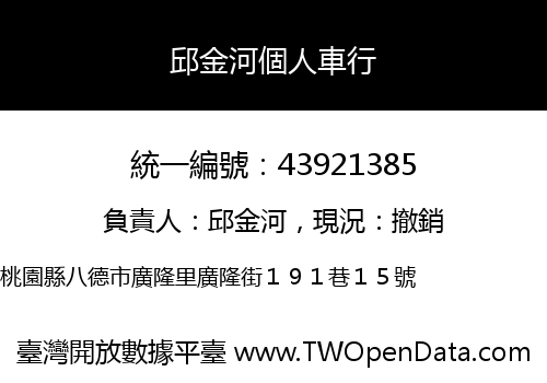 邱金河個人車行