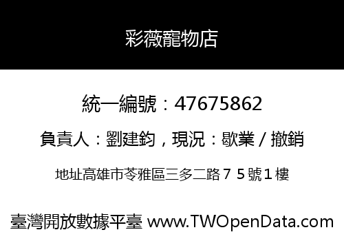 彩薇寵物店