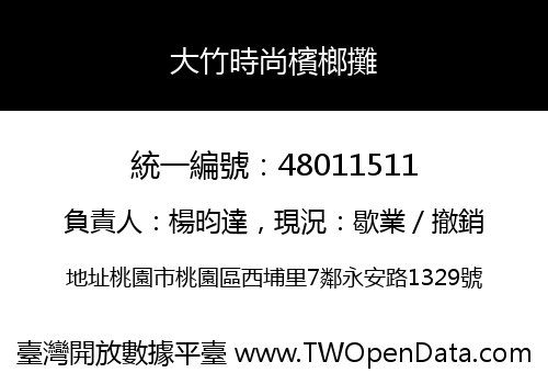 大竹時尚檳榔攤