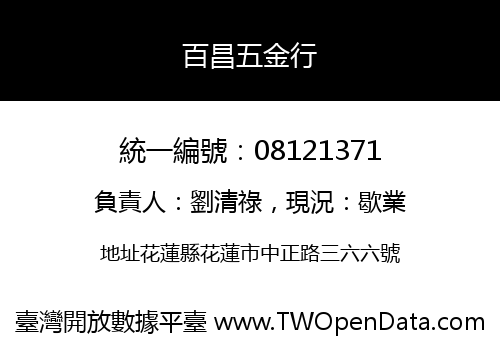 百昌五金行
