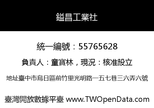 鎰昌工業社