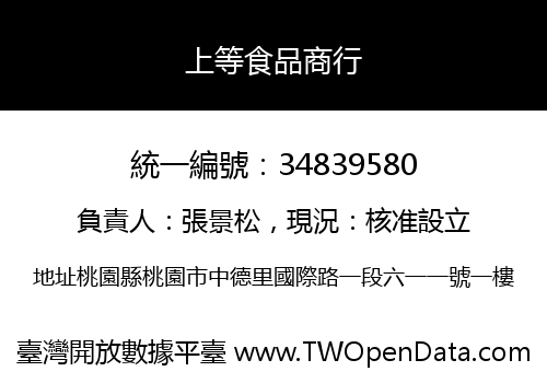 上等食品商行