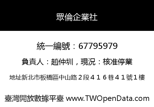 眾倫企業社