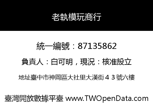 老執模玩商行