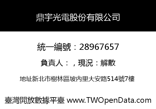 鼎宇光電股份有限公司