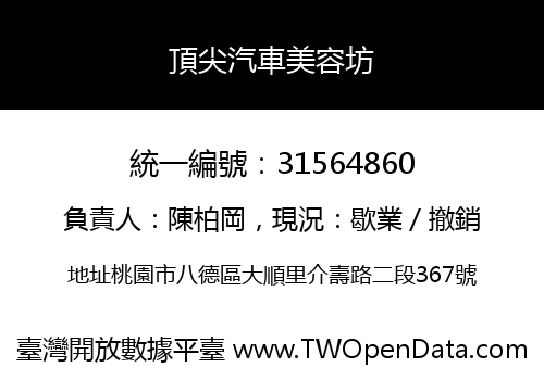 頂尖汽車美容坊