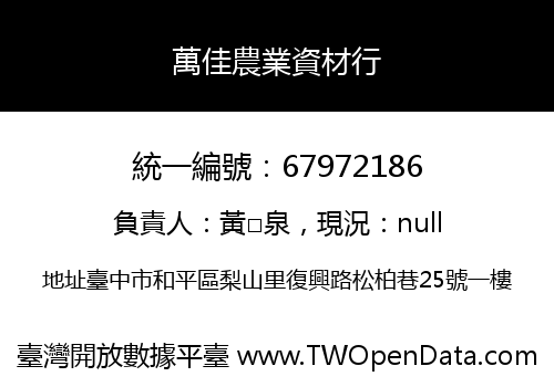 萬佳農業資材行