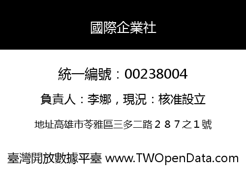 國際企業社
