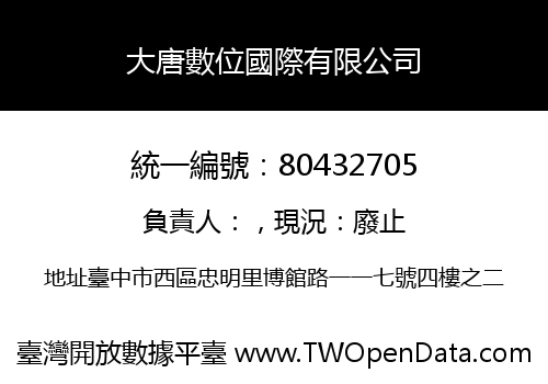 大唐數位國際有限公司