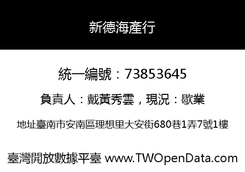 新德海產行