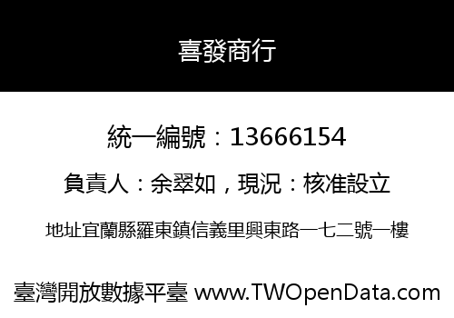 喜發商行