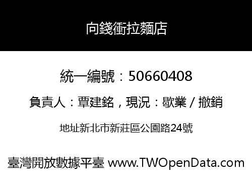 向錢衝拉麵店
