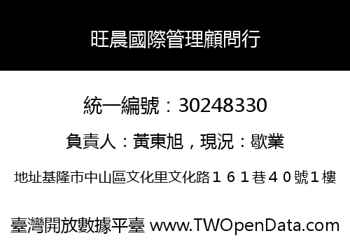 旺晨國際管理顧問行