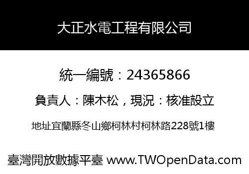 大正水電工程有限公司