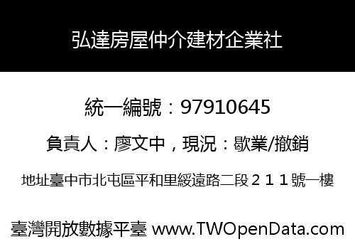 弘達房屋仲介建材企業社