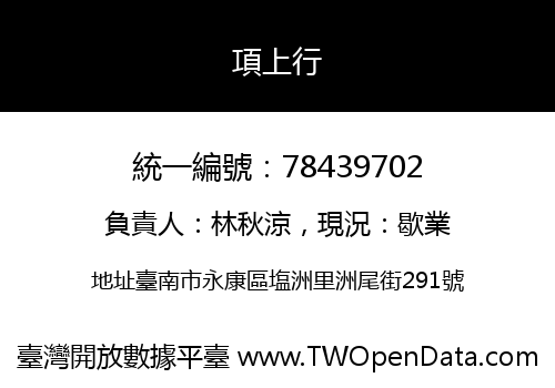 項上行