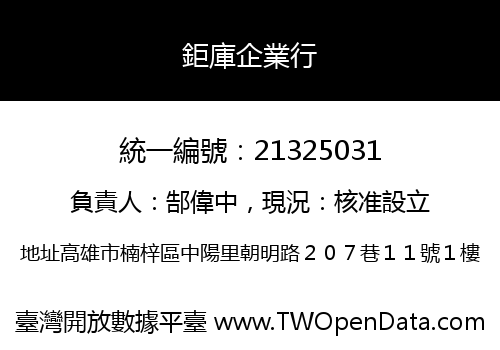 鉅庫企業行