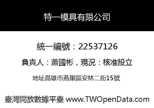 特一模具有限公司