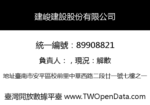建峻建設股份有限公司