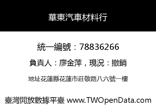 華東汽車材料行