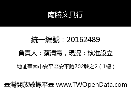 南勝文具行