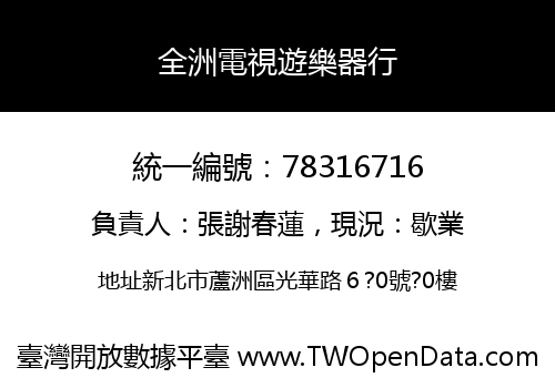 全洲電視遊樂器行