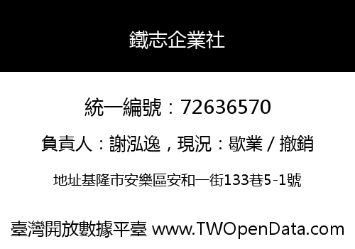 鐵志企業社