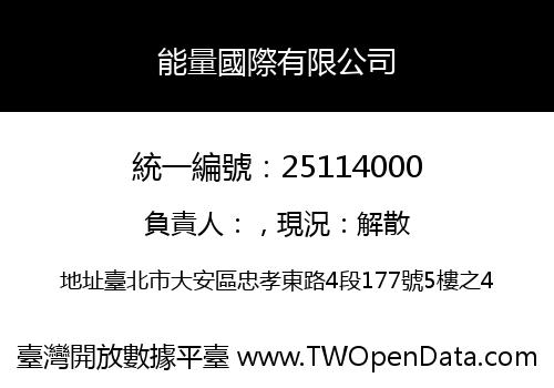 能量國際有限公司