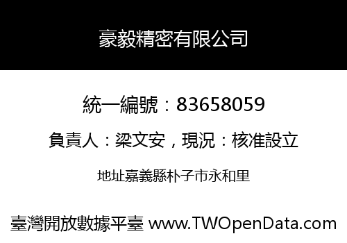 豪毅精密有限公司