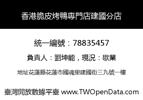 香港脆皮烤鴨專門店建國分店