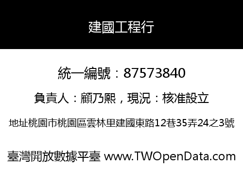 建國工程行