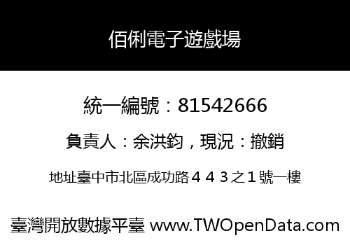 佰俐電子遊戲場