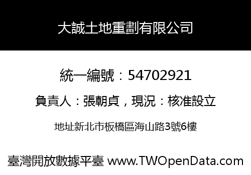 大誠土地重劃有限公司