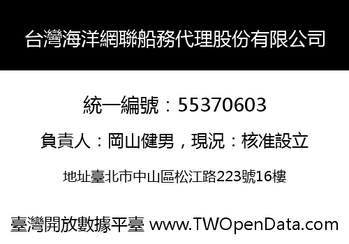 台灣海洋網聯船務代理股份有限公司
